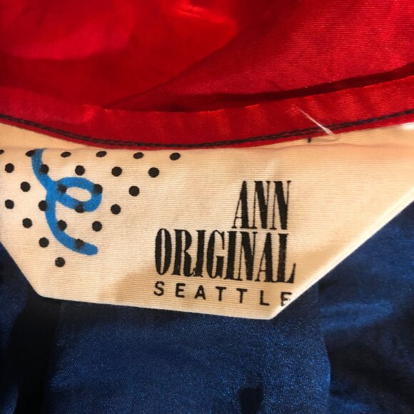 Rare Vintage Ann Original Seattle Jacket Signed “Drizzle Dazzle” | Hand-Painted - Picture 7 of 14